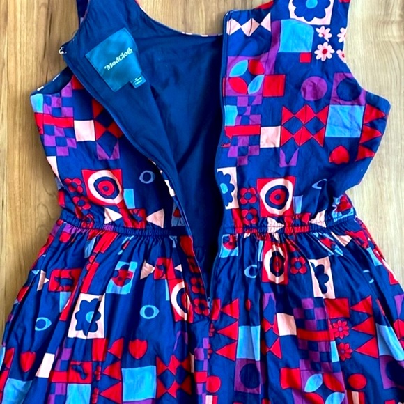 ModCloth full skirt sleeveless dress size S - Picture 6 of 10